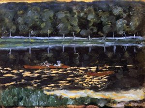 赛艇派对，c.1905 作者 皮埃尔·邦纳德