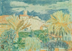 Le Cannet，1920年的视图 作者 皮埃尔·邦纳德