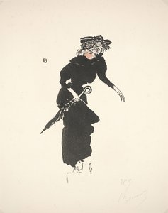 撑伞的女人(Femme au parapluie) 作者 皮埃尔·邦纳德