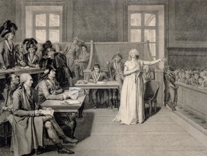 Habsbourg-Lorraine的Marie-Antoinette（1755-93），由革命法庭法院审判，1793年10月16日