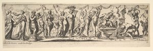 Bacchanal, 1615-42. 作者 皮埃尔·布雷比埃特