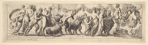 Bacchanal, 1615-42. 作者 皮埃尔·布雷比埃特