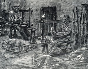 皮埃尔-卡尔梅特的 "Excursion a travers les metiers "中的雕刻 私人收藏 作者 皮埃尔·卡尔梅特