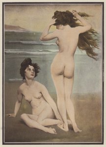 浴女（彩色平版）