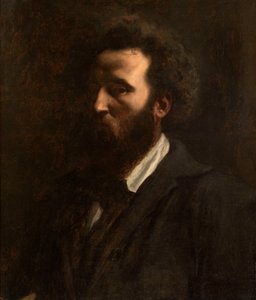 自画像》，1857年。 作者 皮埃尔·塞西尔·普维斯·德·沙瓦讷