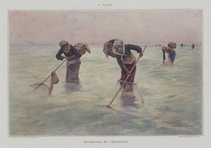 虾女渔民 作者 皮埃尔·塞莱斯坦·比利（Pierre Celestin Billet）