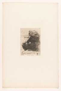 海岸边休息的妇女
Pêcheuses à Granville.(物体上的标题） 作者 皮埃尔·塞莱斯坦·比利（Pierre Celestin Billet）
