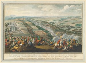 1709年6月27日的波尔塔瓦之战，1724年之后。