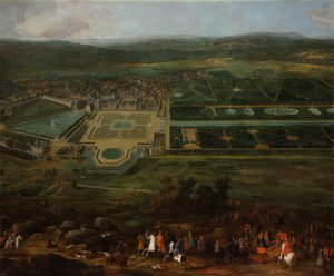 枫丹白露城堡景观，1718-1725年