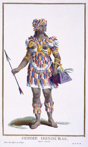 一位来自洪都拉斯的女人，1780年