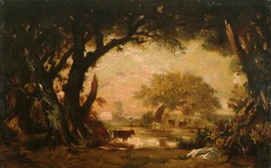 枫丹白露森林清洁 作者 Pierre Etienne Theodore Rousseau