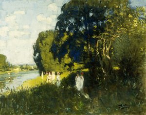 塞纳河畔的美丽星期天；un Beau Dimanche au Bord de la Seine