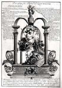 奥尔福德第一伯爵罗伯特沃尔波尔（1676-1745）荣耀的荣耀 作者 皮埃尔·富德里尼尔