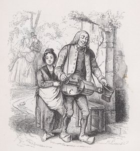 巴尼奥莱的盲人》出自《贝朗热全集》，1836年。 作者 皮埃尔·弗朗索瓦·戈达尔