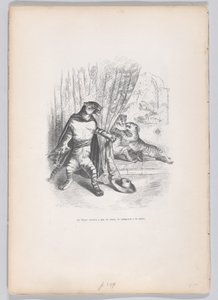 老虎悄悄地走进来，手中的匕首来自Scenes from the Private a...，约1837-47。 作者 皮埃尔·弗朗索瓦·戈达尔