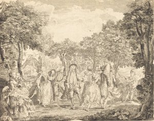 歌剧院的芭蕾舞，1761年。