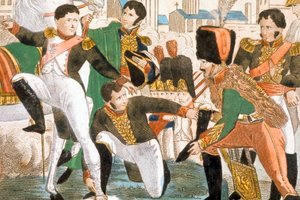 拿破仑一世在拉蒂斯邦受伤 (1809) 作者 皮埃尔·高特罗