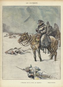 Napoelon从莫斯科撤退，Le Rire的插图