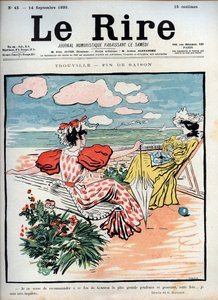 特鲁维尔的冬季--皮埃尔-乔治-让尼奥（1848-1934）为9月14日的《消息报》绘制的图画 作者 皮埃尔·乔治·让尼奥