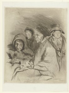 Vier oude vrouwen
老年妇女肖像
L