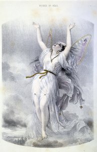 仙女：La Peri - 在“神话女性”中，Mery 和 Foelix 着，生病了。 由 G. Staal 编。 作者：古埃 作者 皮埃尔·古斯塔夫·尤金·斯塔尔