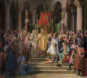 菲利普奥古斯都（1165-1223）法国国王1839年6月24日在圣丹尼斯夺旗，1841年