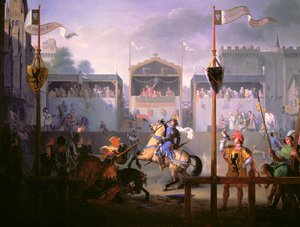 十四世纪的比赛场景，1812年（详见89703）