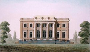 Oudenaarde附近的Wannegem城堡，出自Pierre Jacques Goetghebuer的《Choix des Monuments, Edifices et Maisons les plus remarquables du Royaume des Pays-Bas》，1827年出版（水印）（另见189235）。