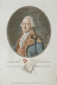 亚当-菲利普-德-库斯廷伯爵1740-1793年，1793年。 作者 皮埃尔·米歇尔·阿利克斯