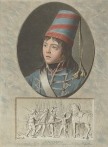 约瑟夫-巴拉在F. Garnerey之后，约1795年。 作者 皮埃尔·米歇尔·阿利克斯
