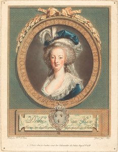 玛丽-安托瓦内特女王，约1789年。 作者 皮埃尔·米歇尔·阿利克斯