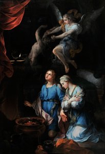 托比的历史““托比和萨拉（莎拉，萨拉）的第一个新婚之夜”（布面油画）