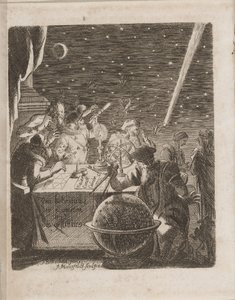 观察伽利略时代的天空来自：彗星的重要性，1681年 作者 皮埃尔·佩蒂特