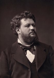 让-拉萨尔（1847-1909）的肖像，法国男中音。摄影：Goupil。19世纪末的照片，由Pierre-Pepetit拍摄。