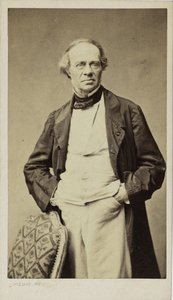作曲家Jacques Fromental Halévy 1799-1862的肖像，约1860年。