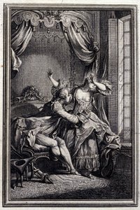 理查德-米努尔托--载于让-拉封丹的 "故事和诗歌中的新生事物"。1776.插图：P.P. Choffard。