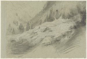 阿尔卑斯山上的雪崩 作者 皮埃尔·普维斯·德·沙瓦纳