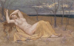Tamaris，c.1886-87 作者 皮埃尔·普维斯·德·沙瓦纳