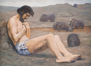 浪子，c。 1879年（亚麻油） 作者 皮埃尔·普维斯·德·沙瓦纳
