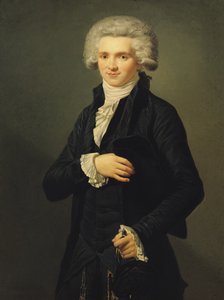 马克西米利安·德·罗伯斯庇尔（Maximilien de Robespierre）（1758-94）1791（布面油画）