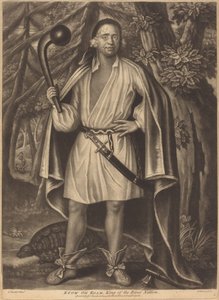 Etow oh Koam，河流民族的国王 作者 John Verelst 之后的 Pierre Simon II