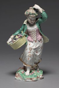 秋天，布里斯托尔瓷器厂制造，约1775年 作者 皮埃尔·斯蒂芬