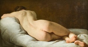 女性裸体（布面油画）