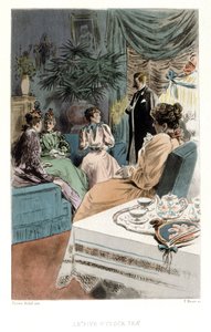 illustration for "La Femme a Paris" 作者 皮埃尔·维达尔
