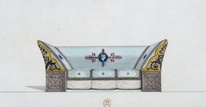 沙发，板块106，插图来自《家具和品味物品集》（Collection de meubles et objects de gout）。