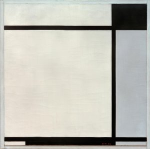 Tableau II，黑色和灰色 作者 彼得·蒙德里安