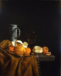 静物（布面油画） 作者 彼得 (1623-82) 詹森斯