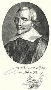 Jacob Cats，荷兰诗人和外交官（雕刻）。 作者 Pieter (attr.to) Dubordieu