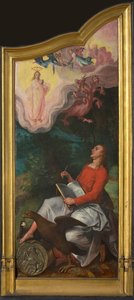 扬-凡-德-比斯特三联画右面板。 作者 彼得·埃森（Pieter Aertsen）