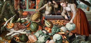 市场场景 作者 彼得·埃森（Pieter Aertsen）